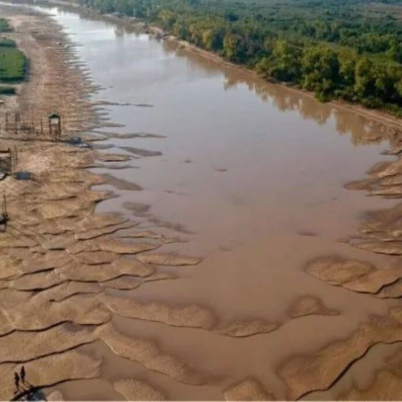 Ante la extraordinaria bajante del río Paraná, Germana Figueroa Casas solicita la 